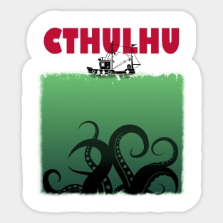 Cthulhu Jaws Sticker